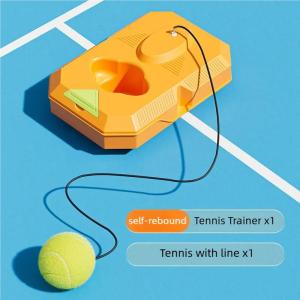 Multi-function Self-rebound Tennis Trainer Solo Practice Ball with Base Portable Professional Training Aids for Kids & Adults