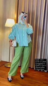 Set Wanita Terbaru 2025: Setelan Motif & Korean Style