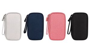 【NE UE】 Portable Power Bank Bag USB Charger Gadgets Cables Wires Organizer Pouch Travel Electronic Accessories Protection Storage Case