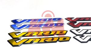 Emblem Vario Sticker Custom 2Pcs 3D Timbul Honda