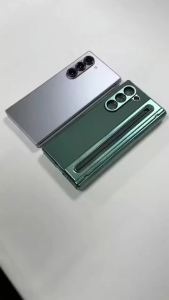 szhaiyu | For Samsung Galaxy Z Fold 8 Ultra Z Fold 8 7 6 5 4 3 S Pen Leather Phone Case Hinge Protection Touch Pen Built-in Screen Cover