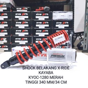 SHOCK X-RIDE KYB KAYABA 340 MM ASLI ORI BARU KYB ASTRA 1280M MERAH