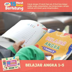 Ziyadbooks - Buku Anak Belajar Berhitung - Little Star 15 menit Pintar Berhitung