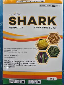 Assorted Atrazine 80WP Herbicide for Corn Sorghum Sugarcane Sweet Corn - 1Kg Shark Texicon and Asendero RNE