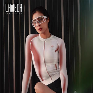 LAMEDA Cycling Jersey Bicycle Top Clothes Spring Summer Women UPF50+ Sun Protection Long Sleeves Breathable With Pockets MTB Road Bike Apparel