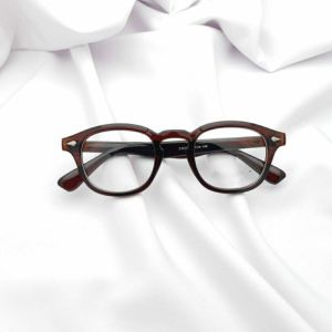 Kacamata Kotak Bulat Minus Anti Radiasi Pria Wanita Photocromic