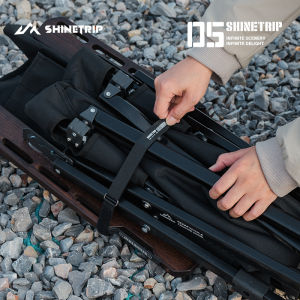 ShineTrip05 Series Multi-Functional Blackened Adhesive Straps Tactical Camping Binding Encrypted Nylon Straps
