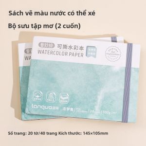 Languo | Sổ Vẽ Dành Riêng Cho Màu Nước Có Thể Xé Ở Bất KỲ Đâu