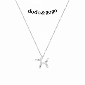 DODO.GOGO | Dây Chuyền Nữ Cao Cấp Bạc Sterling Hình Chú Chó Bóng Bay