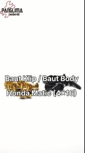 Baut Klip Vario/Beat/Scoopy/Spacy Baud Body-Bodi Clip