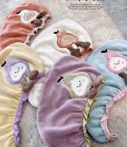 Jinmu Liangpin Thickened Absorbent Quick-Drying Hair Towel Cap Bath Hat Headscarf Hair Drying Cap Set for Shampooing