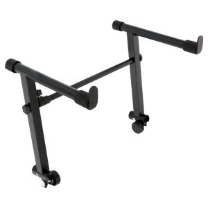 1pc Second Tier Keyboard Stand Extension Adapter for Keyboard Supports with Adiustable Width Universal Iron Extension Stand