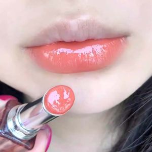 Long-Lasting Mirror Shine Lipstick Lip Gloss Solid Color Lipstick Non-Fading Korean Female Whitening Lip Makeup Beauty Tool