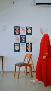 Abaya Zouma Elegan Kaos Kaki Lengan Long Sleeve Gaya Korea - Dress Wanita Modern