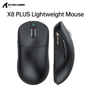 Attack Shark X8 PLUS Wireless Gaming Mouse | PAW3395 PRO Sensor 40K DPI | 1KHz Polling | 55g Ultralight | Tri-Mode