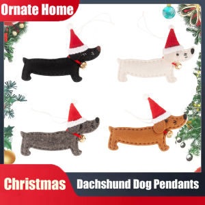 Dachshund Christmas Ornaments Holiday Pendants Dachshund Decorations Wear Resistant Festive Dachshund Dog Ornaments Christmas