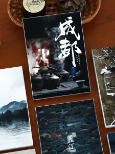 Travel DIY Handwritten Greeting Postcard Cards Beautiful Scenes