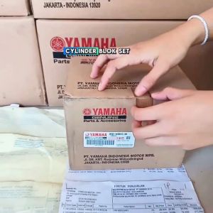 B5D-WB016-00 cylinder blok seher piston set mio m3 mio s mio z fino 125 soul gt 125 xride 125 resmi ori YAMAHA
