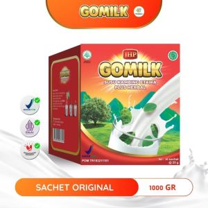 GOMILK SUSU KAMBING ETAWA PLUS HERBAL 1 BOX ISI 40 SACHET