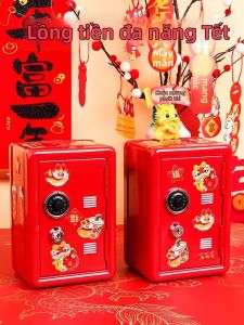 JIANLEXI | Non-removal Savings Box 2025 New Year Snake Childrens Password Piggy Bank