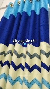 (COD) Gorden Smokring 12 Ring 6 gelombang Motif ZIGZAG BIRU V1