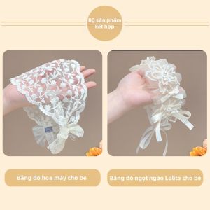 Dải Đeo Đầu Voan Đẹp cho Bé