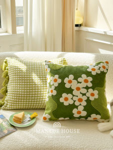 MANYUE HOUSE | Sofa and Waist Cushion Cover Nordic INS Style Moss Green