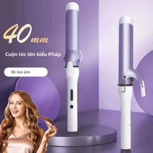 Máy Làm Xoăn Tóc Sóng Lớn Cầm Tay 40mm Chuyên Nghiệp Tích Hợp Ion Âm Điều Khiển Nhiệt Độ Kỹ Thuật Số Dùng Cho Tạo Kiểu Tại Nhà