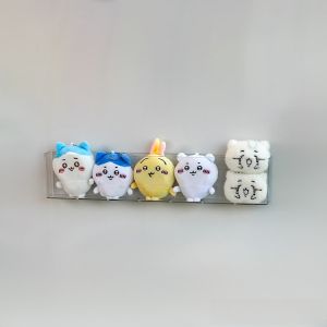 Acrylic Display Stand Toy Figure Storage Organizer Transparent Dustproof Box Chiikawa Hanging Ornament Popmart Cartoon Anime