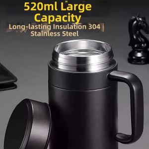 YUYOU | High-end Large Capacity Tea Infusion Thermos Cup Stainless Steel