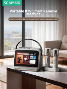 soaiy | Smart KTV Speaker Integrated Microphone Karaoke System