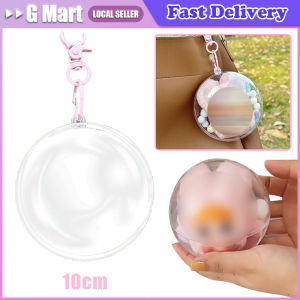 Gift Multicolor Clear Outdoor Bag Transparent Doll Accessories Doll Display Box PVC Mini Storage Case For 10cm Doll For Labubu Dust-Proof Transparent Face Shield for Dolls Transparent Acrylic Dolls Anti-dust Cover Kid Gift