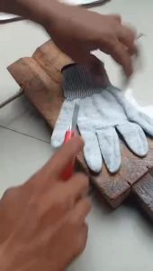 Sarung Tangan Cut Resistant / Sarung Tangan Anti Potong Grade 5 Murah Kuat