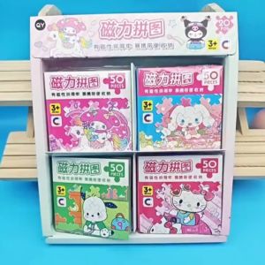 Puzzle Magnetik Sanrio Kanak Kanak 3 6 Tahun Mainan Edukasi Dada Cinnamoroll My Melody Permainan Budak Perempuan Sanrio Magnetic Puzzle 3-6Yrs Old Kids Melody Magnetic Girl Early Educational Toys 三丽鸥磁力拼图3到6岁儿童大耳狗美乐蒂磁性平图女孩早教益智玩具 A397