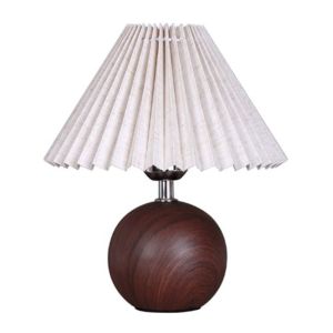 Remote Control Eye Protection Lamp Vintage Night Light Bedroom Decorative Table Lamp Living Room Study Ceramic Lampshade Button Switch