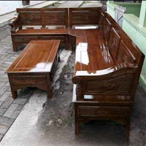 Kursi Tamu Bagong Kayu Jati Set Kursi Bagong Jati