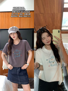 Áo Thun Cotton Thêu Nặng & Đính Hột