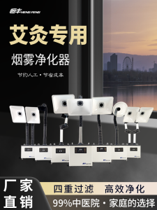 Portable Intelligent Smoke Extractor Appliance for Beauty Salons Acupoint Moxibustion Air Purifier Home Health Care