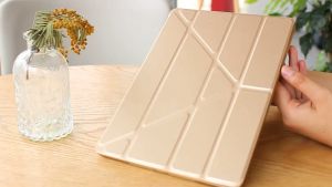 Triangle Transparent iPad Case เคสสำหรับไอแพด gen9/gen8/gen7 10.2 เคสไอแพด Air4 air5 Air6 ไอแพดแอร์ 6 2024 case ipad air3 10.5 เคส ipad air1/2 9.7 mini1/2/3/4/5 mini6 pro11 2020/2021ไม่มีช่องใส่ปากกา