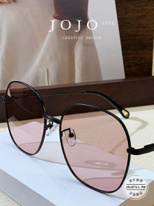 JOJOS L. PD.Hurry Gradient Color Polarized Sunglasses UV Protection Fashionable Korean Style for All Face Shapes Metal Frame