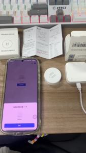 Zigbee Smart Vibration Shock Sensor Door Window Open Detection Tuya Smart Life App Real-Time Motion Shock Alarm Need Hub