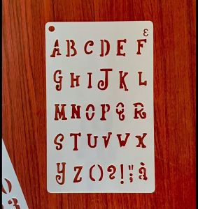 12Pcs/Set Penggaris Cetakan Huruf & Angka Templates - Penggaris Sablon ABC - Lettering Stencil Set Bahan Plastik Ramah Lingkungan Untuk Diy Handbook / Hollow Drawing