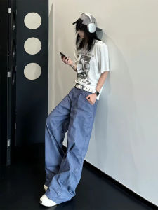 ZHUOCAN | Washed Old Vibes Straight Cut Casual Mens Work Pants