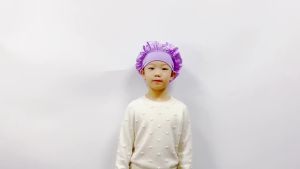New Kids Girls Boys Satin Night Sleep Cap Wide Band Elastic Turban Headwear Bonnet Hair Care Beanie Nightcap Scarf Bandana
