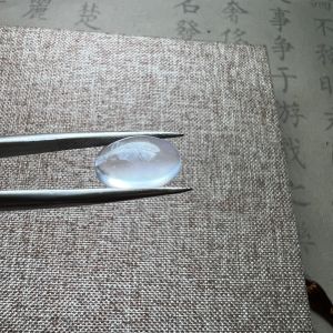 3750-ĐÁ MẶT TRĂNG TRẮNG [MOON STONE] ÁNH XANH NHẸ ( THIÊN NHIÊN )