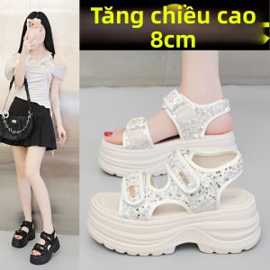 DINGMUYI | Dép Tăng Chiều Cao Thoải Mái Phối Đồ 8CM