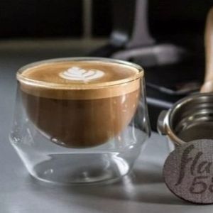 Cafelog Japanese Style Retro Heat Resistant Glass Coffee Scented Cup Simple Water Cup Latte Cup Tasting Cup Enamelware