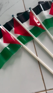 Bendera Palestina Stik Peluit / stick bendera Palestina pluit per 10 PCS