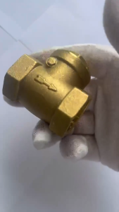 Brass Non-return Swing Check Valve Prevent Water Backflow High-quality Female Thread