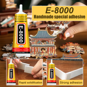 E-8000 Transparent Plastic Glue Waterproof and Transparent Odorless Used for Repairing Mobile Phones Glass Wood Imitation Diamond Jewelry Crafts DIY Production.